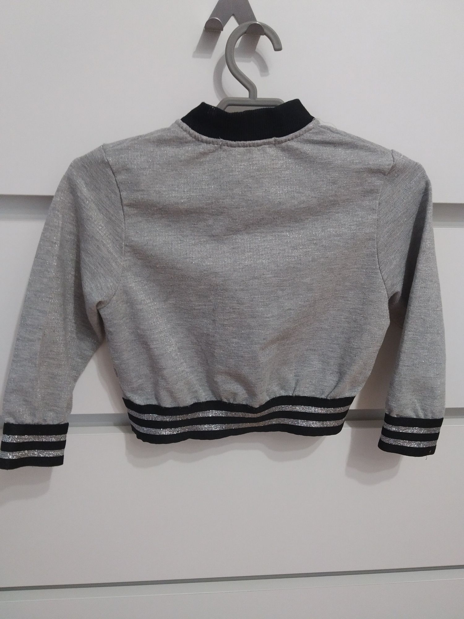 Bluza zapinana myszka Minnie siwa 68 cm 74 cm