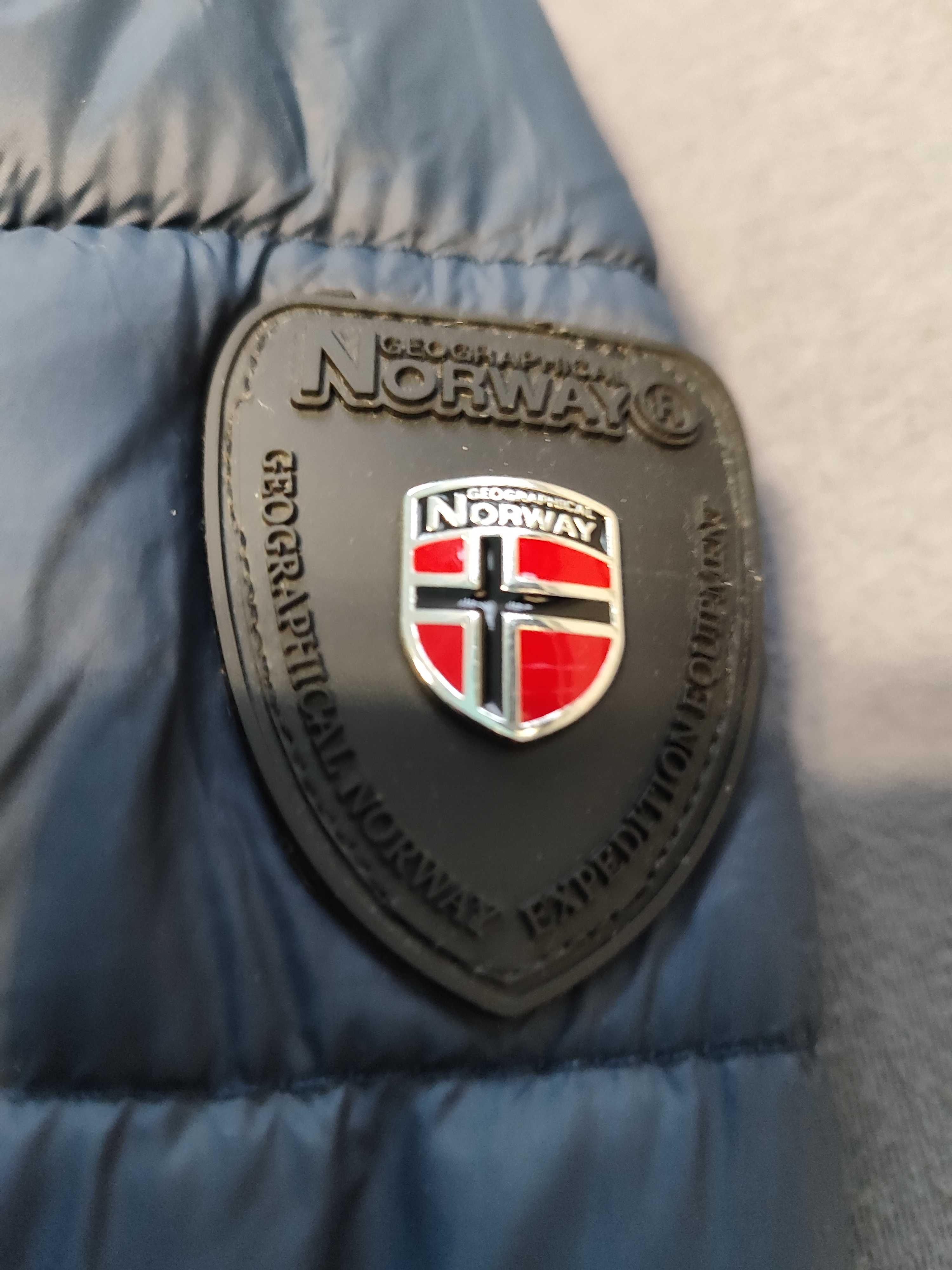 Geographical norway plaszcz pikowany ciepły lekki 40/42