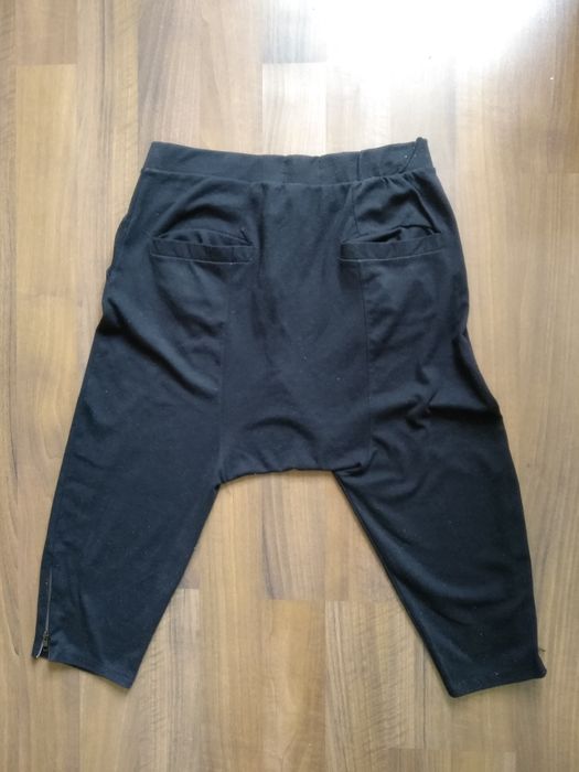 Чорні стильні чоловічі бріджи PULL & BEAR із молніями, розмір L