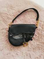torebka Christian Dior czarna saddle mini czarna