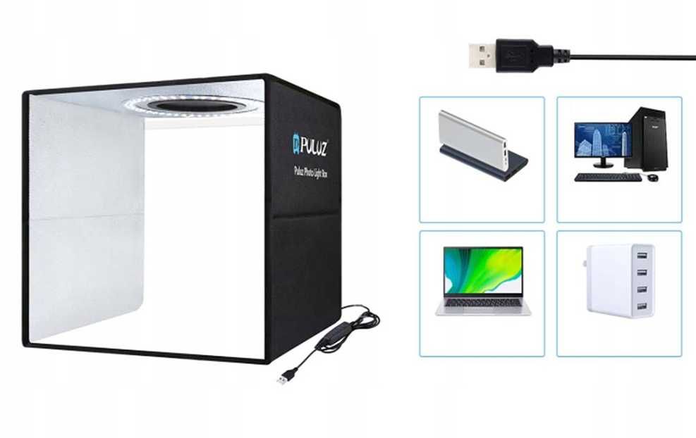 WYPRZEDAŻ Namiot Bezcieniowy Fotografii Zdjęć Produktowych 3200K-6500K