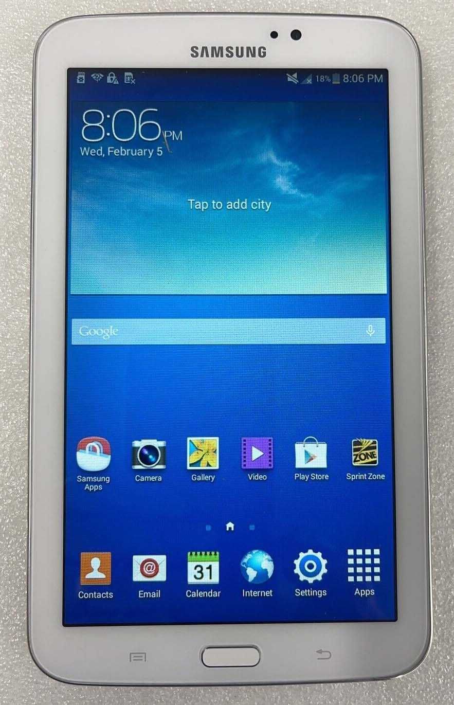 Планшет Samsung Galaxy Tab 3 SM-T217S 7" 16GB, Wi-Fi + 4G (Sprint)