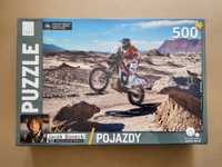 Puzzle 500 Nowe Pojazdy Jacek Bonecki na motocyklu Dakar