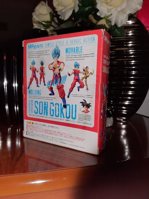 Dragon Ball Figuarts Goku super guerreiro Deus azul/Blue 1.0