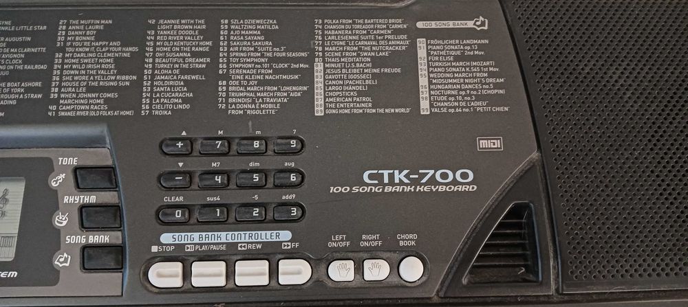 Keyboard Casio Ctk700