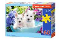 Puzzle dla dzieci bajkowe bajki  60 el. Westie Puppies