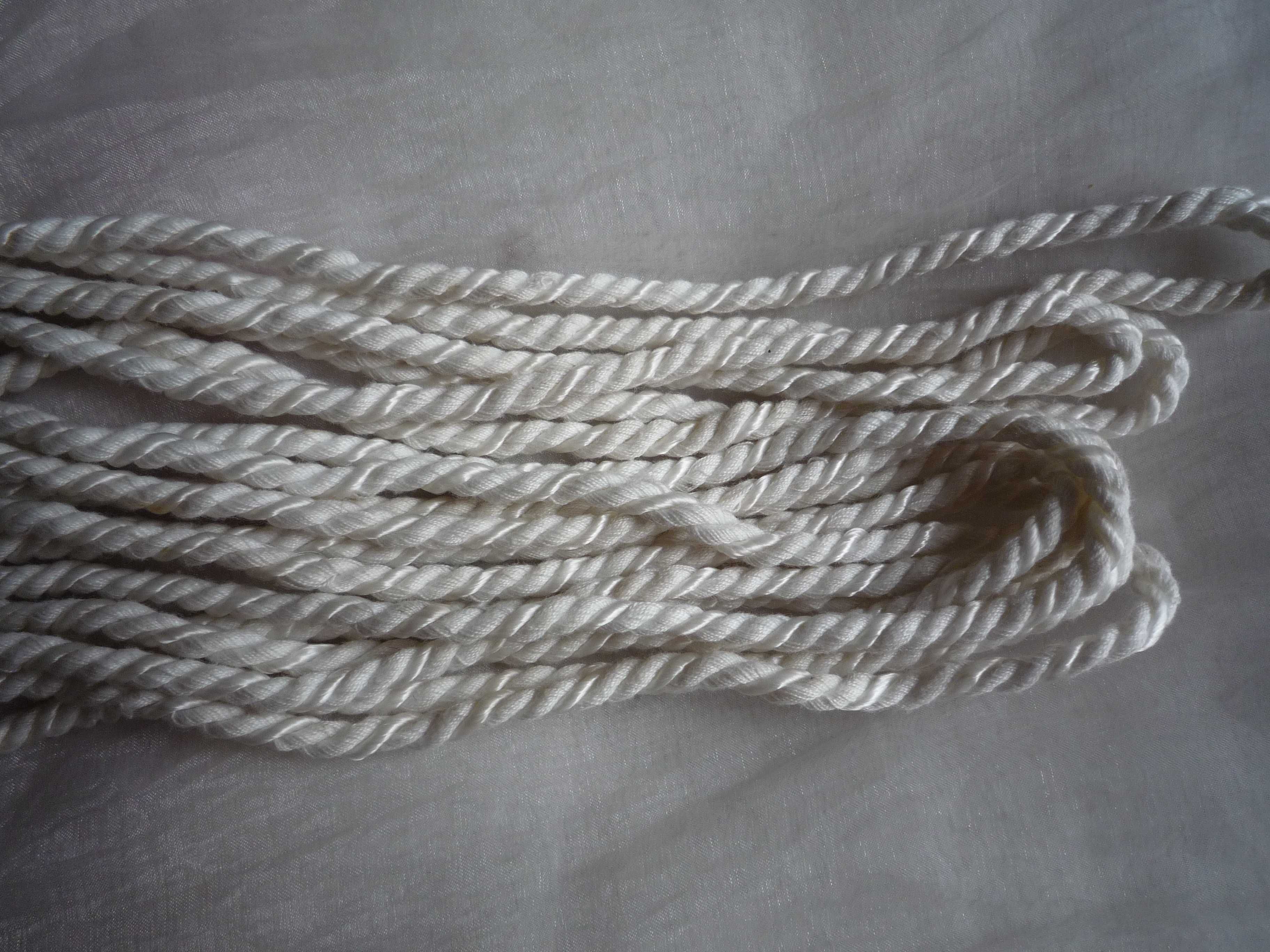 Винтаж канат тесьма пояс веревка 6 мм для рукоделия шитья морской стил