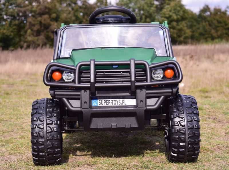 Auto samochód na akumulator BUGGY z przyczepką FARMER PICK-UP traktor