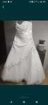 Suknia ślubna biała rozmiar 44 
Firma Duber Bridal Fashion
Szerokość w