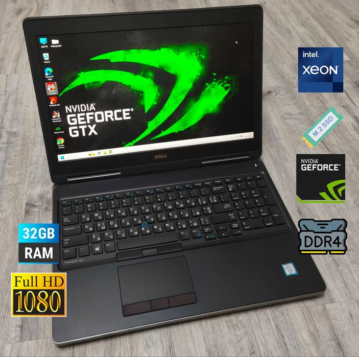 Ігровий ноут 32/512/GDDR5/SSD/FullHD IPS/Type-C/8ядер ССД/ноутбук для