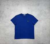 Мужская Футболка Stone Island Синяя Идеал L-XL Luxury Casual