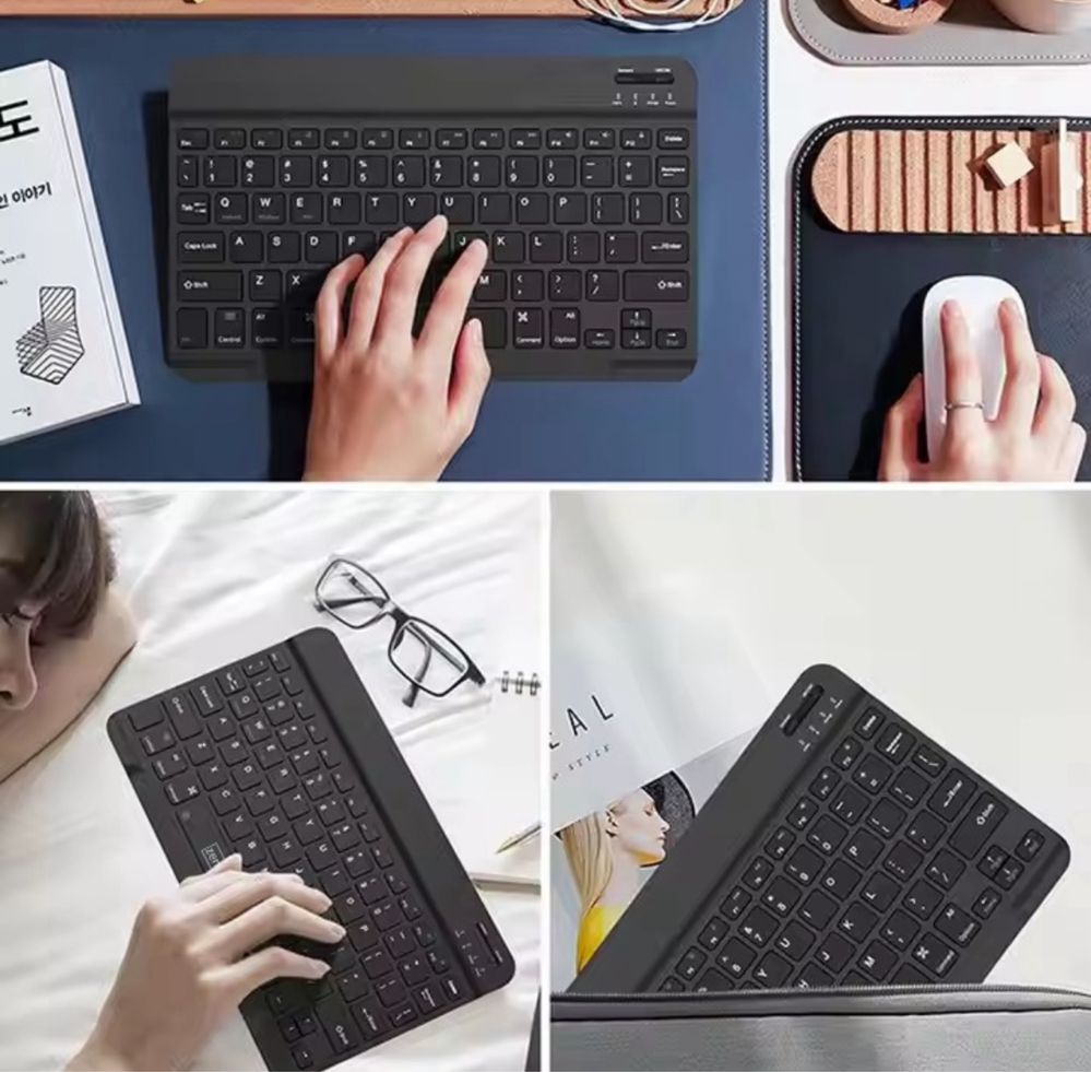 Klawiatura Mini Bezprzewodowa Bluetooth Przenośna Tablet Android IOS