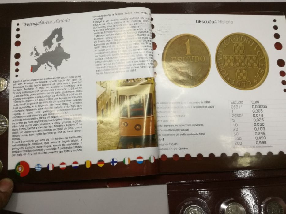 Moedas que desapareceram com o Euro