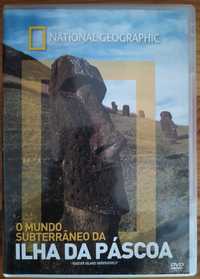 DVD "O Mundo Subterrâneo da Ilha da Páscoa" National Geographic