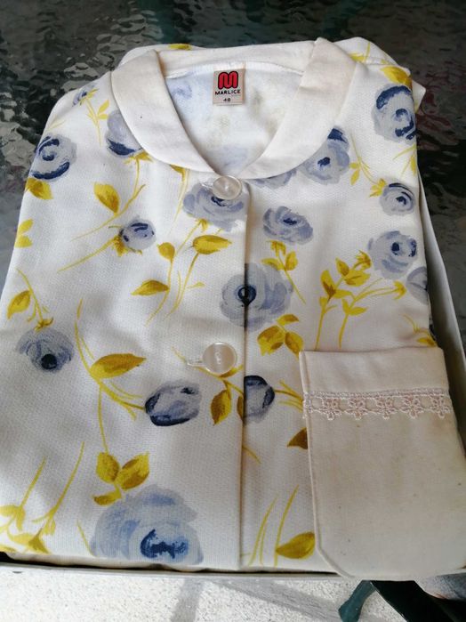 Pijama senhora novo (em caixa) cardado muito quentinho