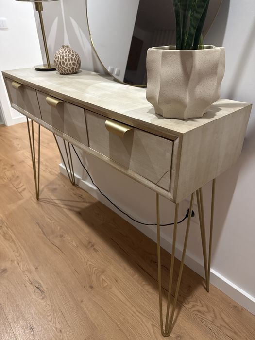 Consola Dourada Copenhaga 110x80cm