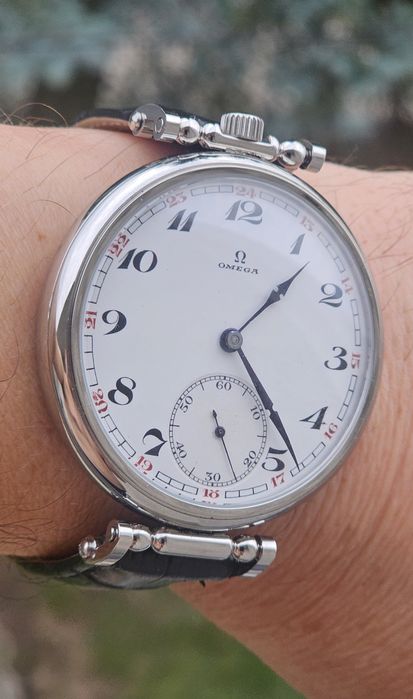 Zegarek Omega Pasówka w porcelanie