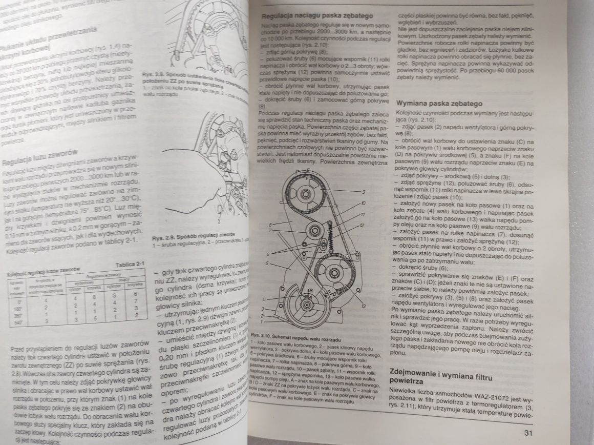 Książka sam naprawiam samochód Lada -Waz 21072