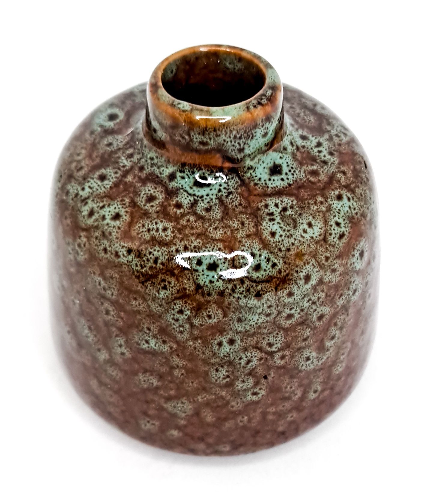 Wazonik ceramiczny szkliwiony 7 cm