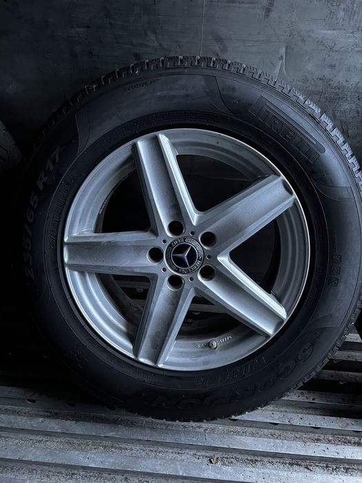 Alufelgi R17 5x112 Mercedes GLC GLB ML GLK Opony Zimowe 235/65/17