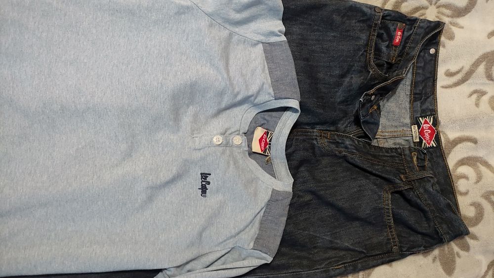 Джинси та лонгслів на хлопчика Lee Cooper р.152