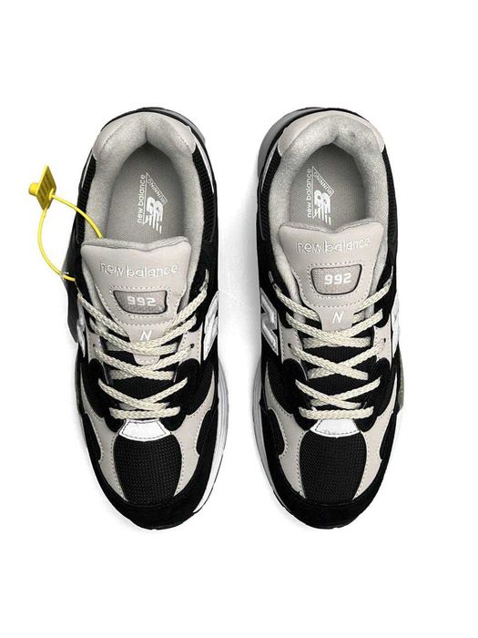 РОЗПРОДАЖ! New Balance 992 Black Beige 41 42 43 44 45 46 нюбіки