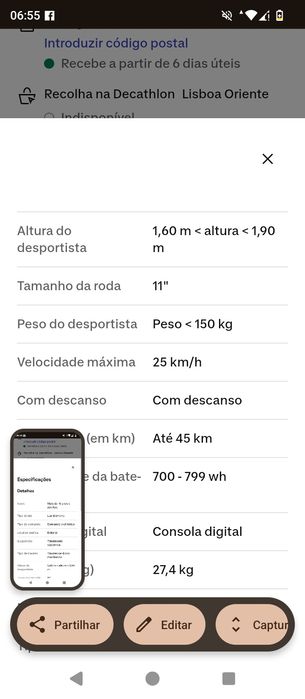 Trotinete escooter ix5s