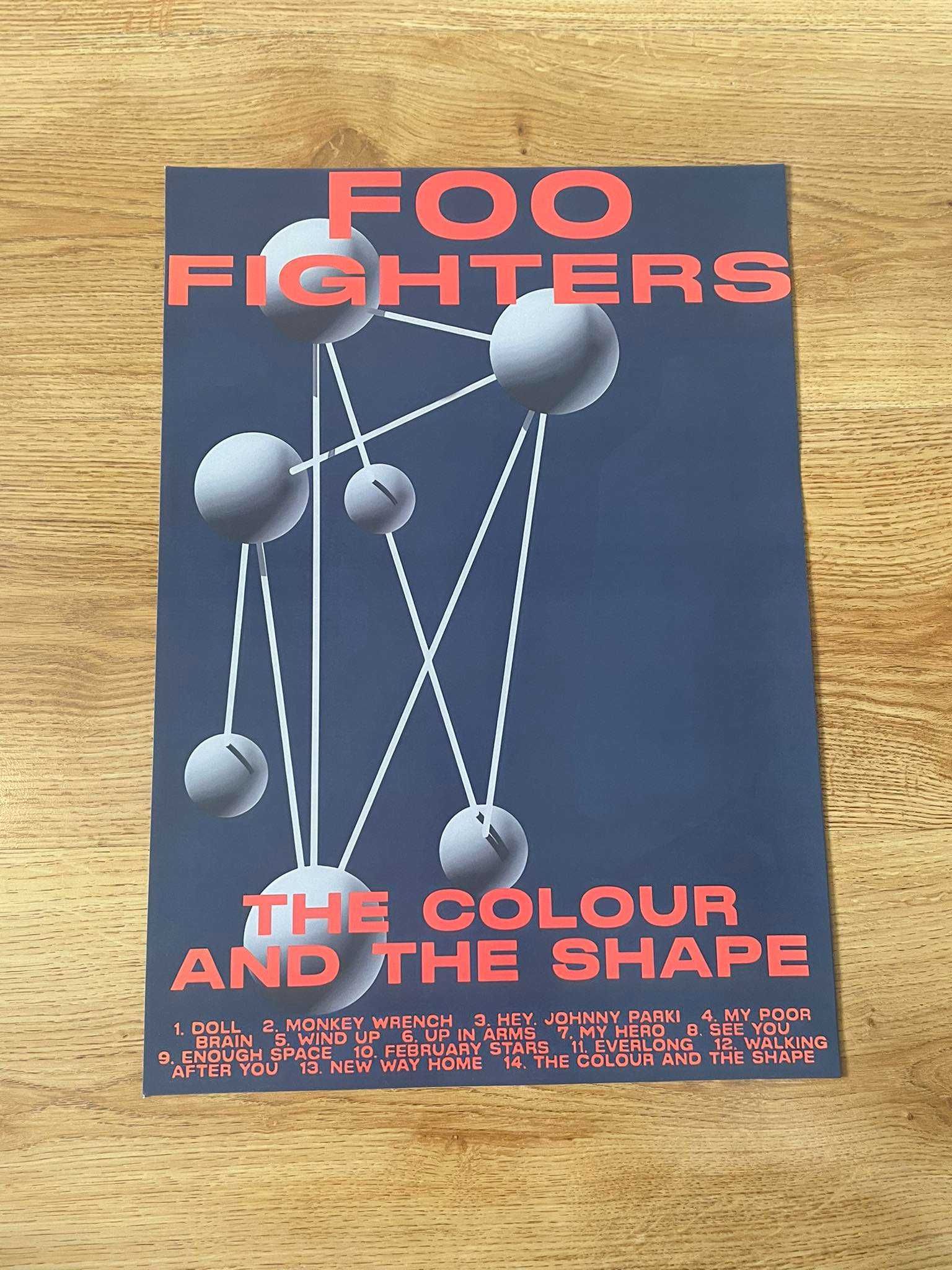 Plakat foo fighters - the colour and the shape
