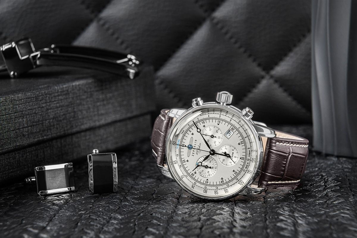 zegarek męski zeppelin 100 yahre 7680-1 + box