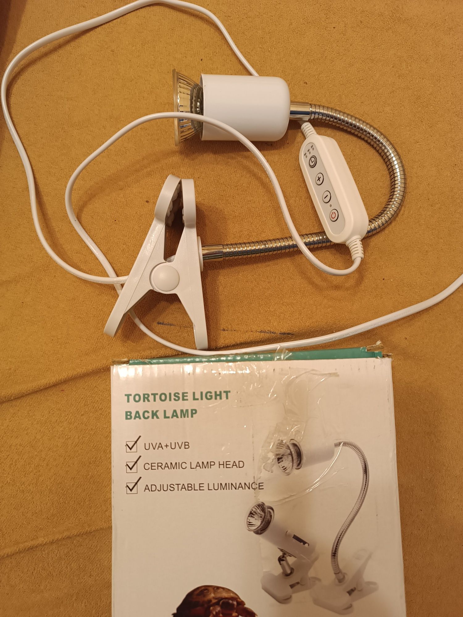 Lampa grzewcza żółw