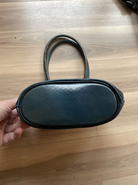 Torba dla dziewczynki - Niebieski Kotek -skóra