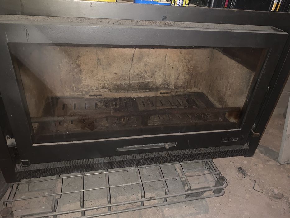 Recuperador a lenha grande: 1 metro de largura e 60