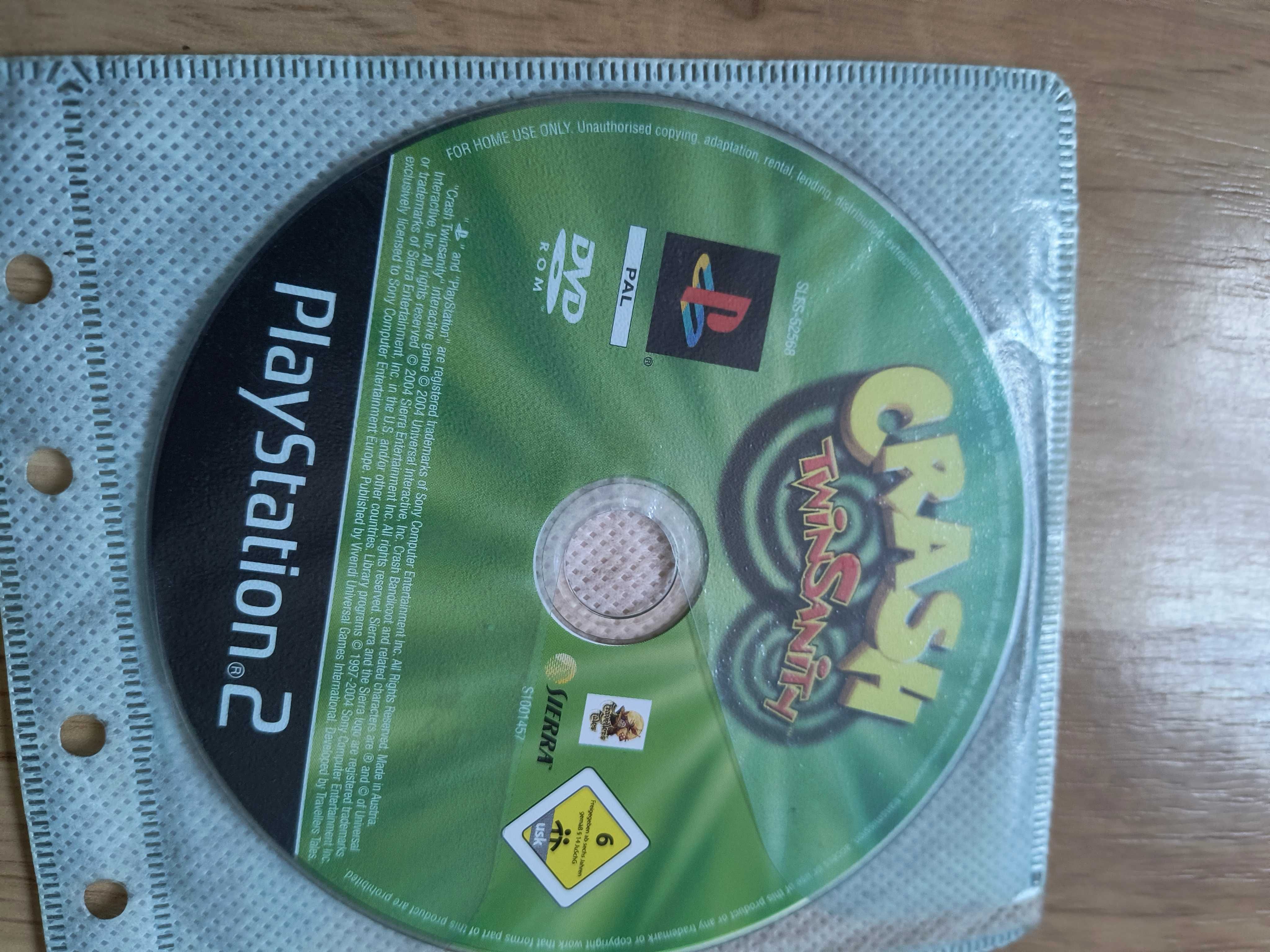 GRA Playstation 2 Crash Twin Sanity