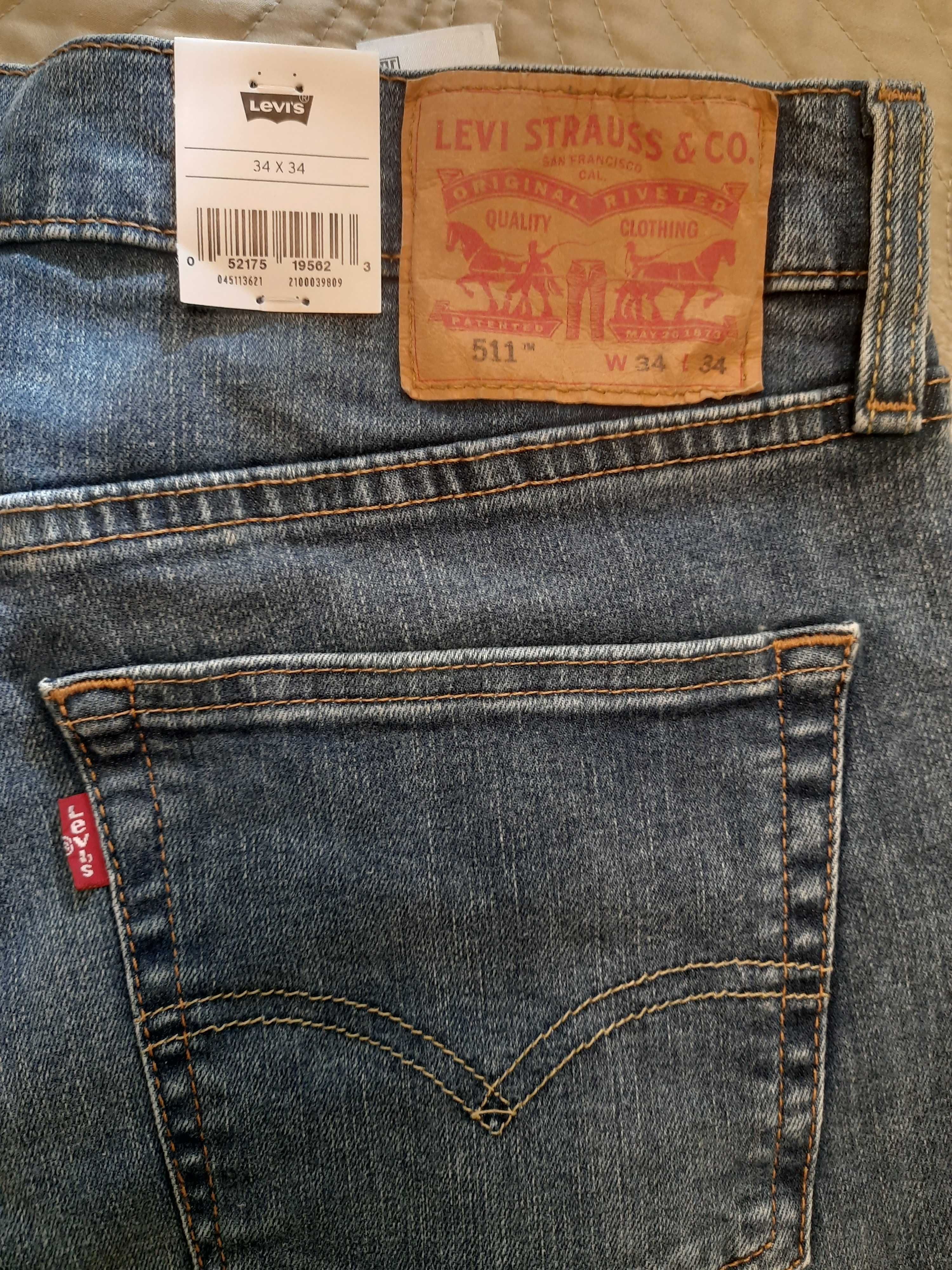 Нові джинси 511™ Slim Fit Levi's® Flex Waist 34 Length 34