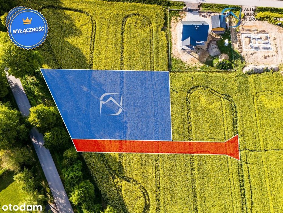 Atrakcyjna działka w miejscowości Pólko gm. Niemc