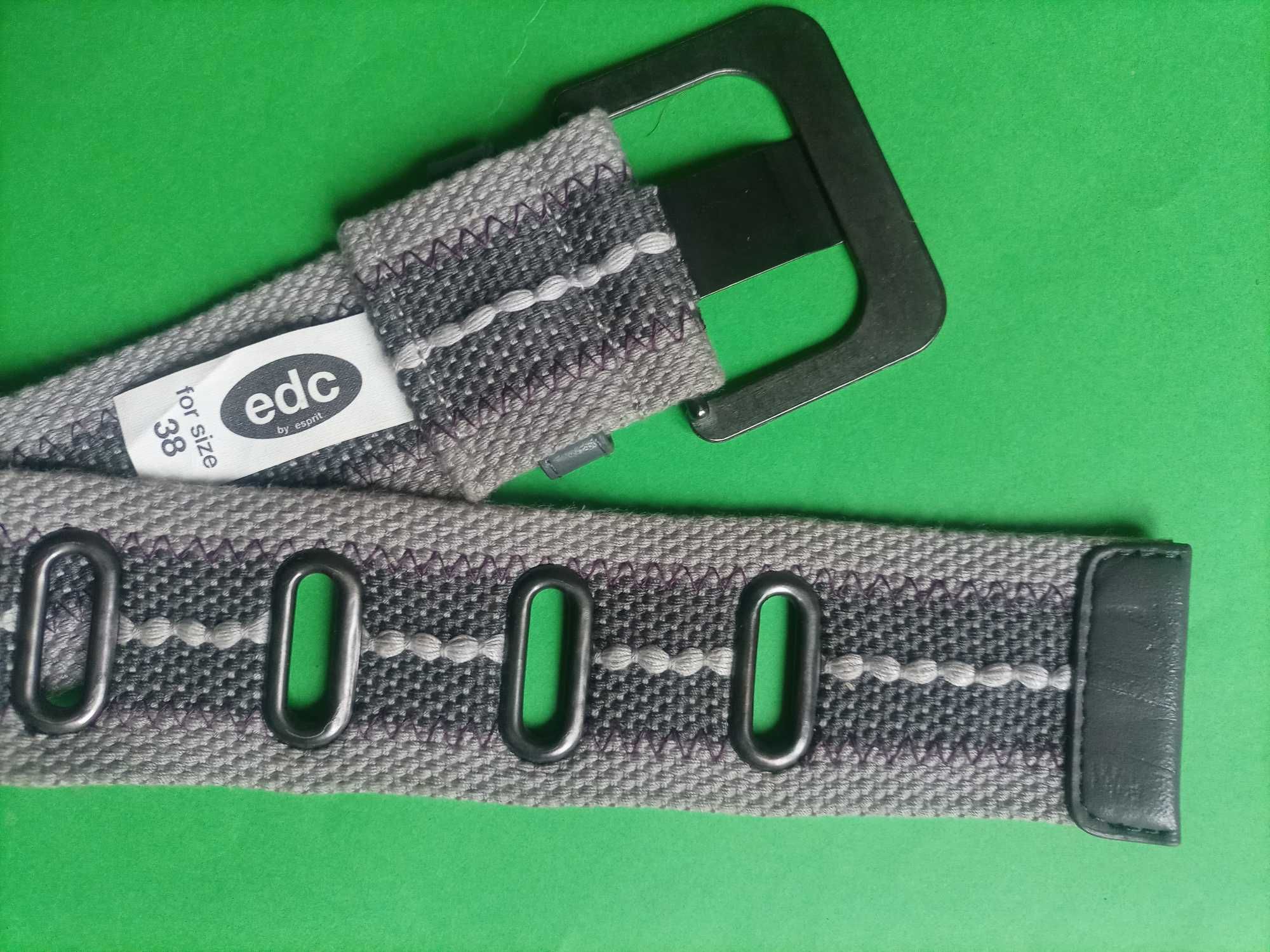 Edc pasek damski parciany