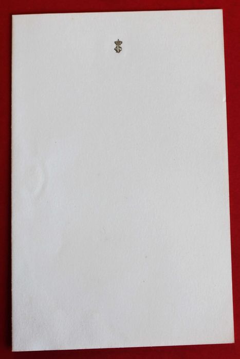 D. Carlos de Bragança, papel de carta timbrado