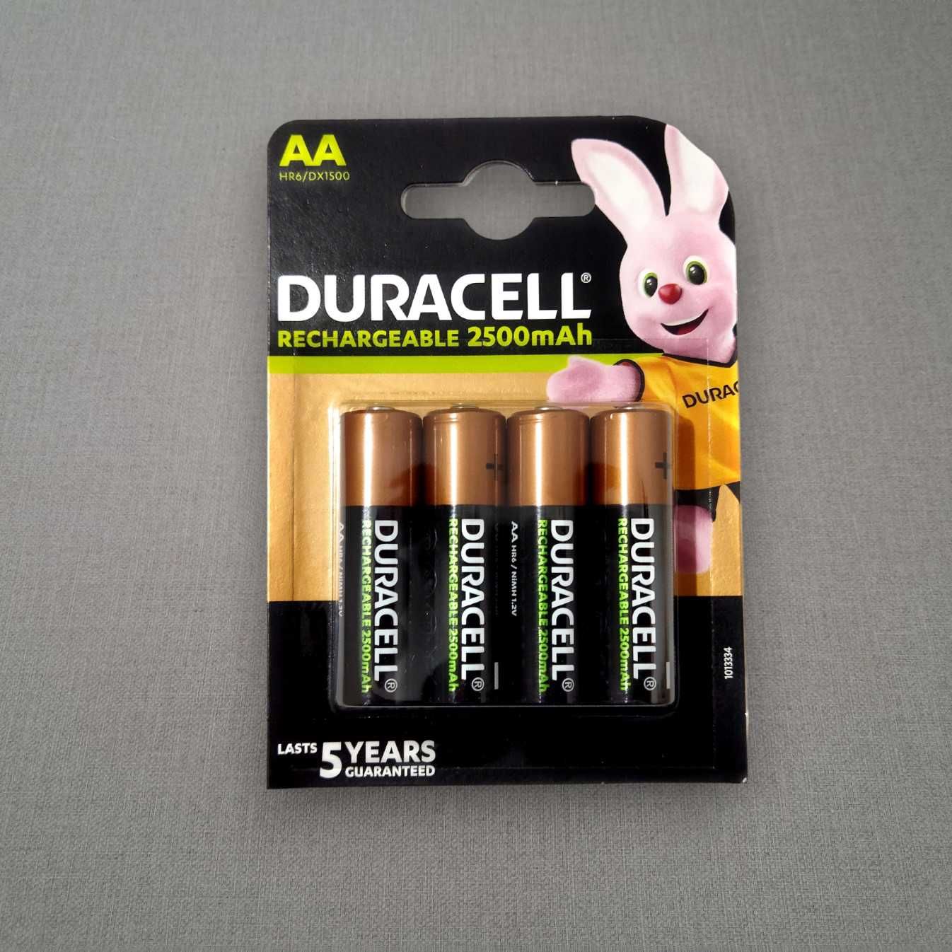 Якісні та потужні акумулятори Duracell AA 2500 мАг (пакування 4 шт)