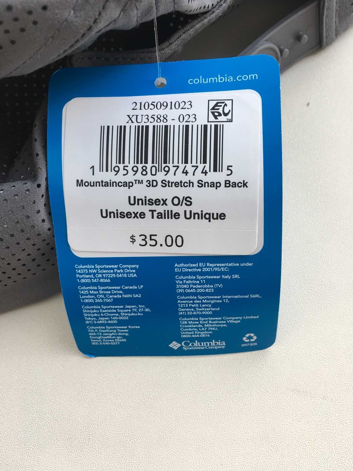 Літня бейсболка Columbia. Оригінал. З США. Нова