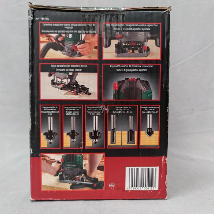 Frezarka górnowrzecionowa Parkside 1200