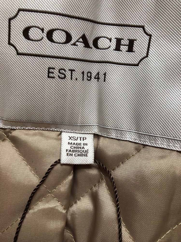 Замшева куртка Coach  XS-S