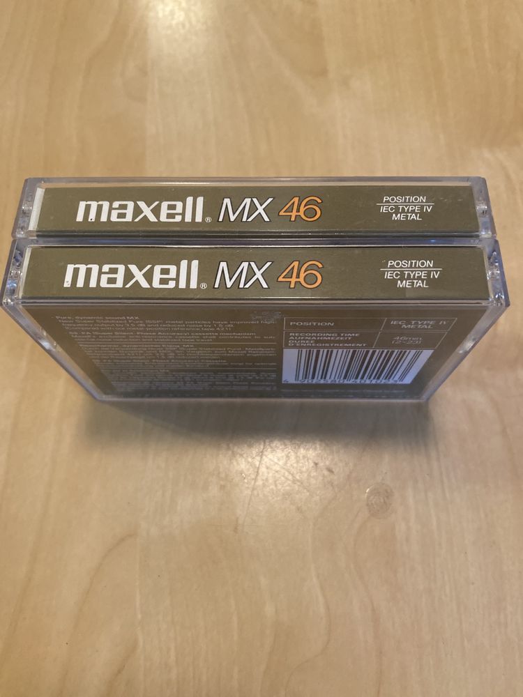 Maxell MX 46 Japan 1986 TYPE IV Metal kaseta magnetofonowa
