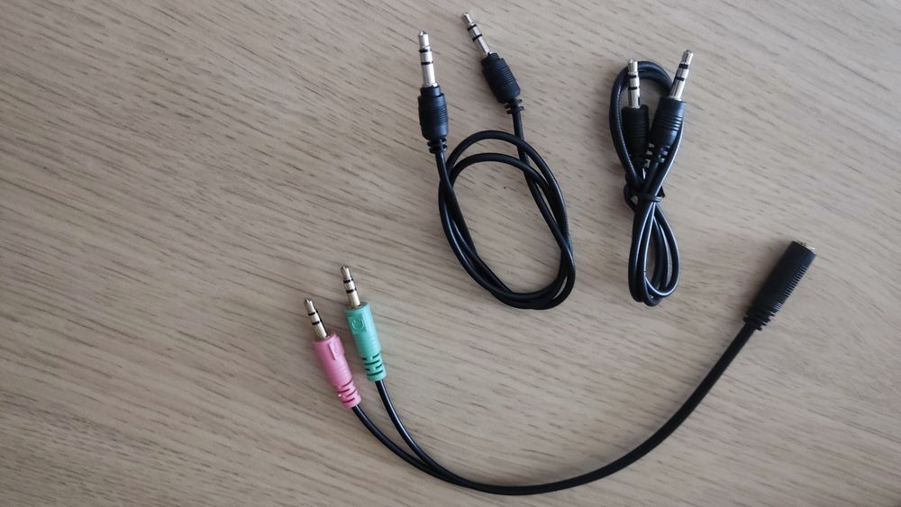 Conjunto 4 cabos audio