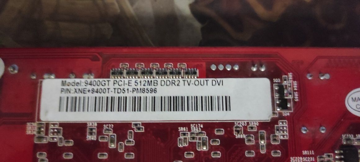 Видеокарта Nvidia 9400GT/ PCI-E 512 MB/ DDR2