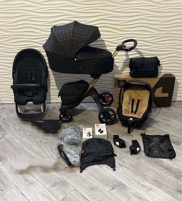 Stokke Xplory X Gold Signature Limited edition коляска візок 3 в 1