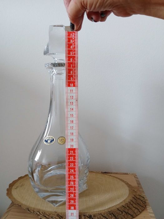 Garrafa / decanter Cristal Bohemia NOVA
