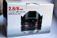 Об'єктив Samyang 8mm f/2,8 UMC Fish-eye mirrorles lens