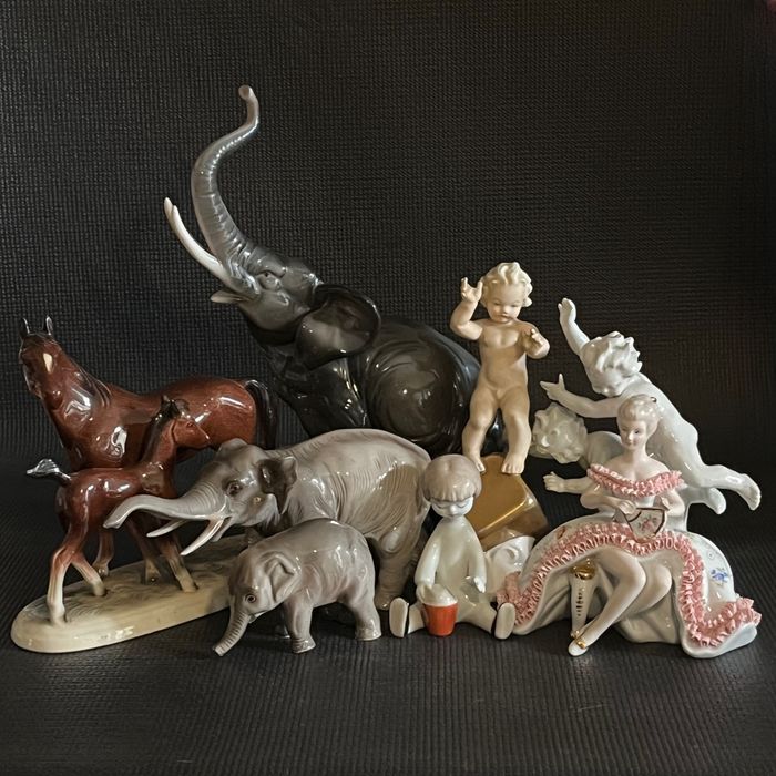 Фарфоровые статуэтки эпохи СССР Германия ГДР 100% Оригинал РАСПРОДАЖА!