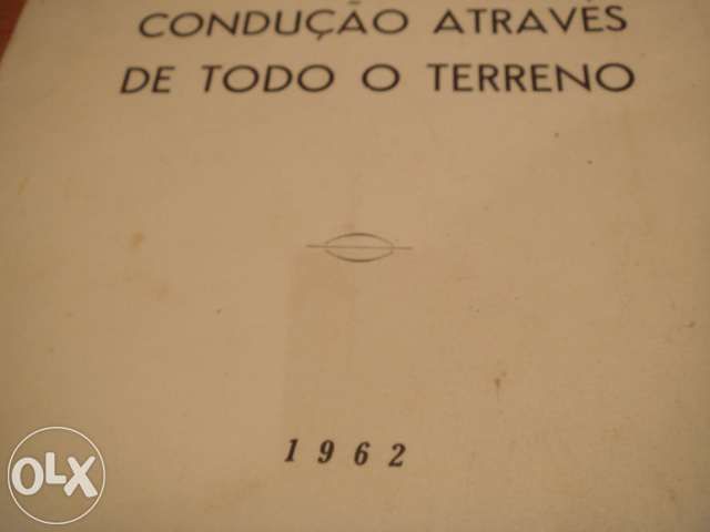 Livro 1962 conduçao atraves de todo o terreno direcçao da arma infanta