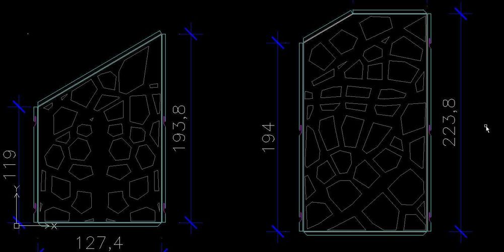 Rysunki Cad produkcyjne ploter frezujący projektowanie fasad elewacji